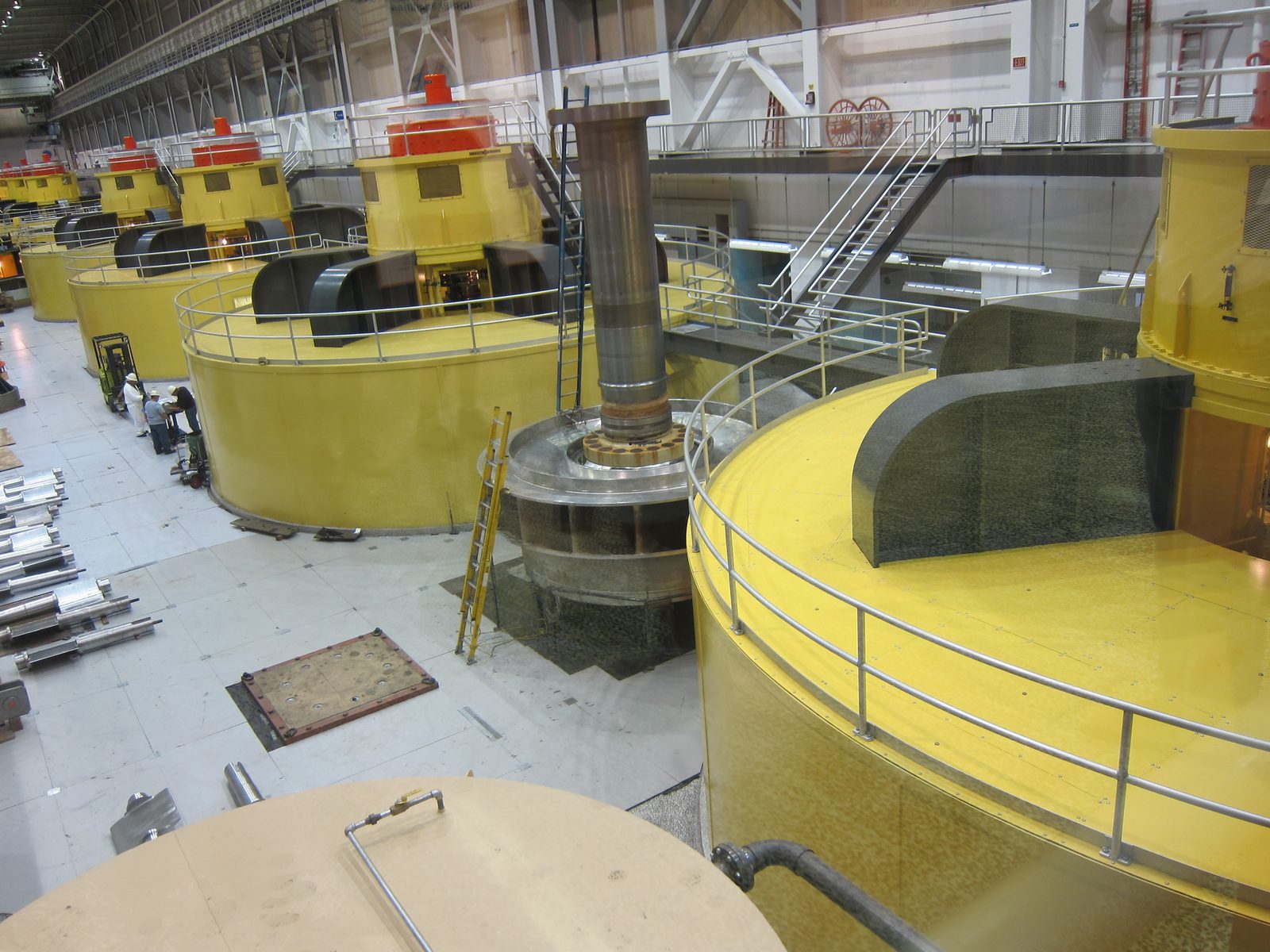 This one is being replaced.  The circular base will be sunk beneath the flooring which is where...