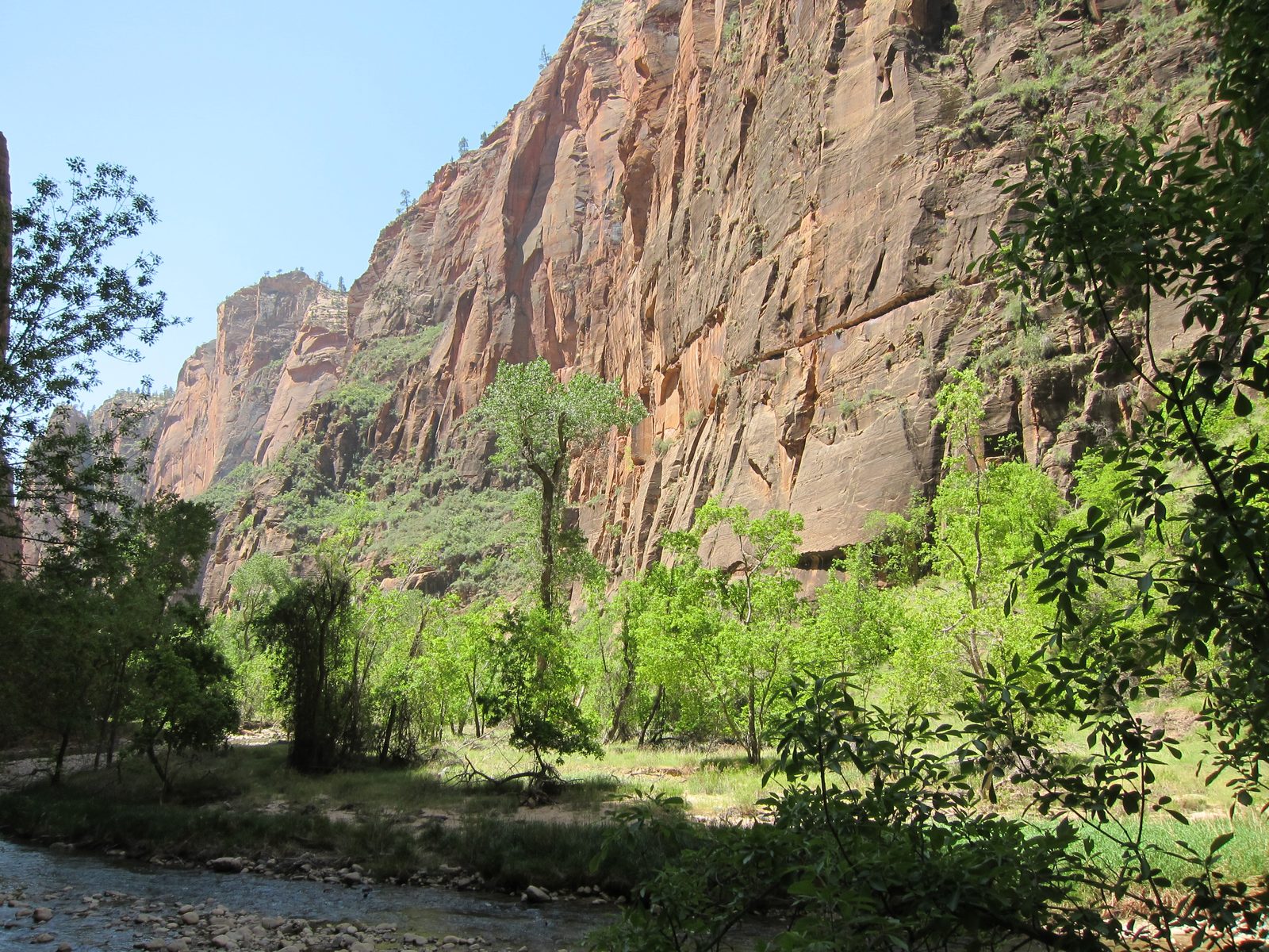 Looking back to where you enter the Canyon