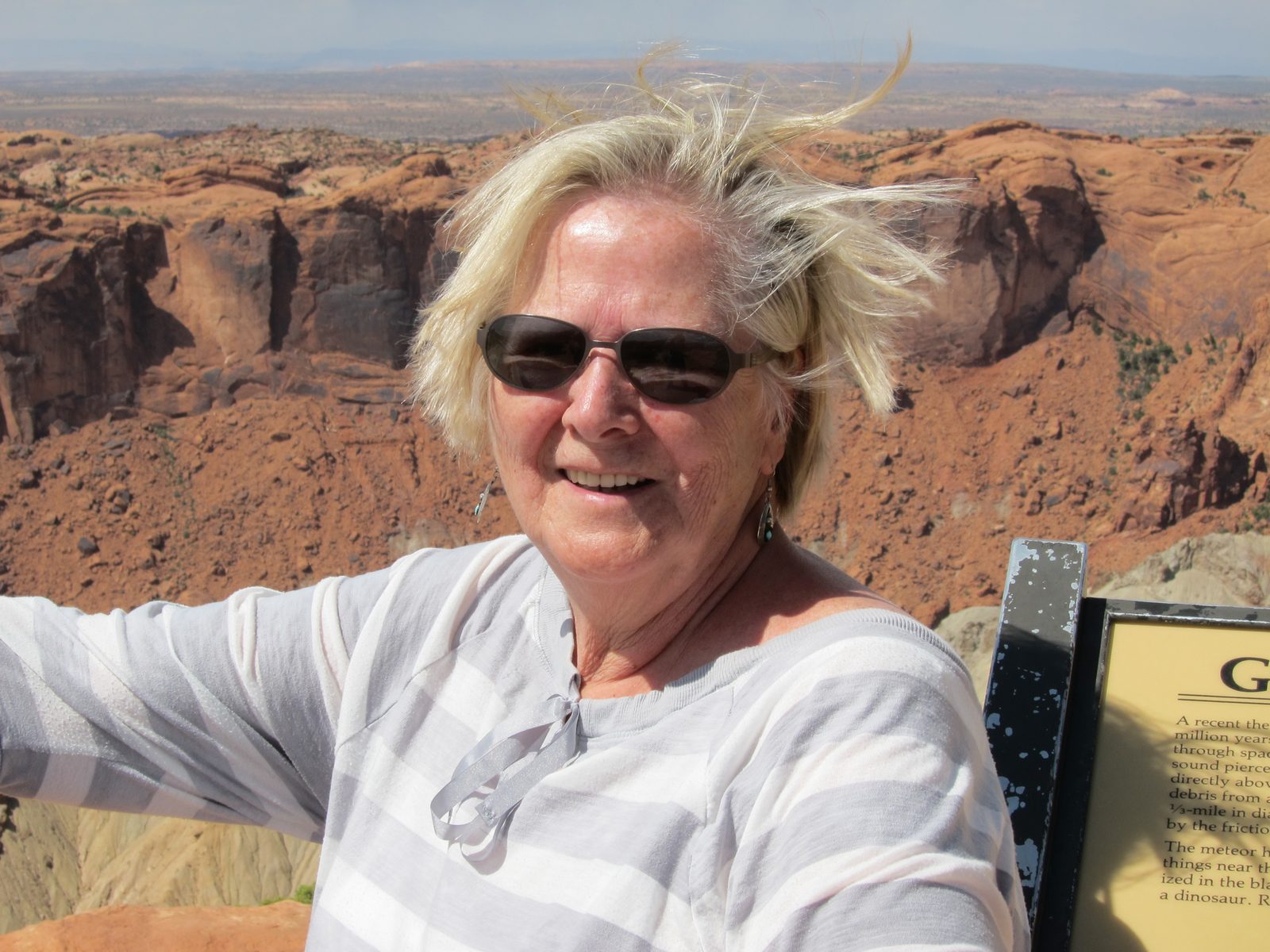 There it is behind me ... a collapsed dome ... and that was no .25 mile!