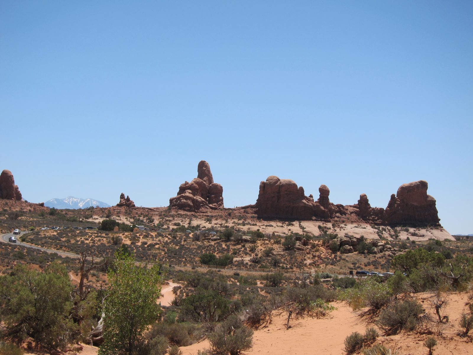 Stuff in Arches was really spread out.  Quite the opposite of Bryce where everything appeared to...