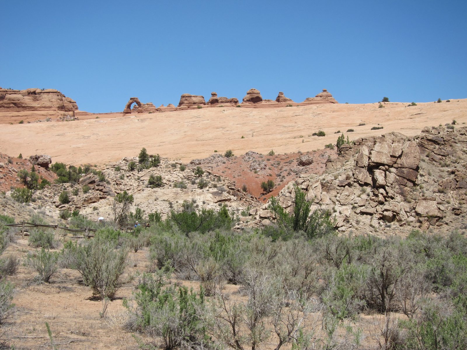 Inspiration Arch from a distance
