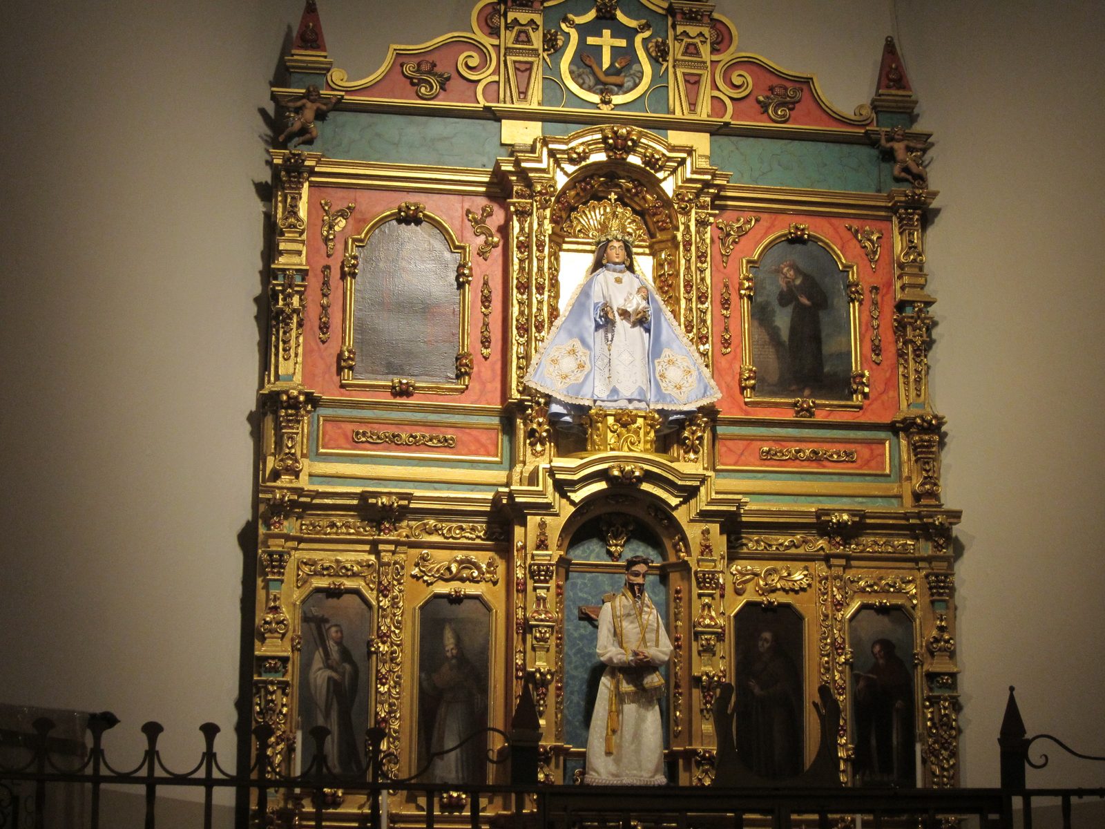 A side chapel in the Cathedral in Santa Fe