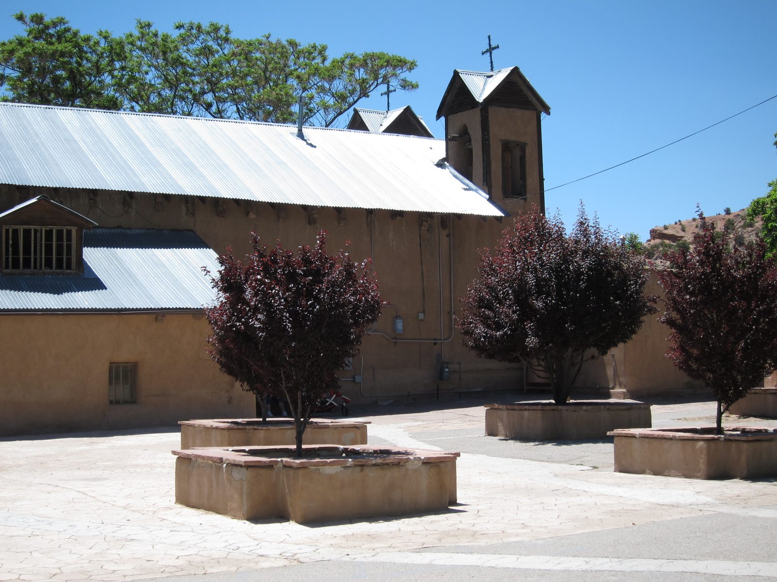 The chapel in Chimayo NM , about 30 miles north of Santa Fe, built originally in 1816,...