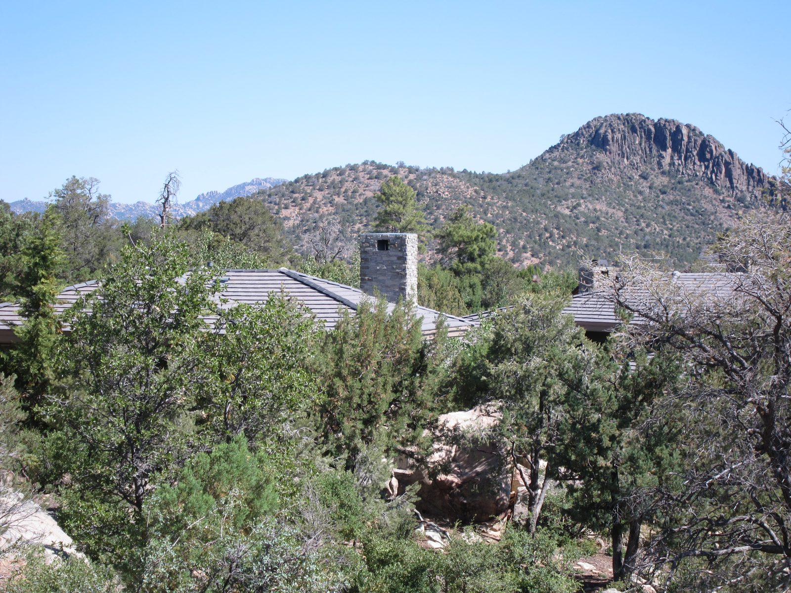 View of Thumb Butte which is to the west of downtown.  Lots of hiking / climbing trails
