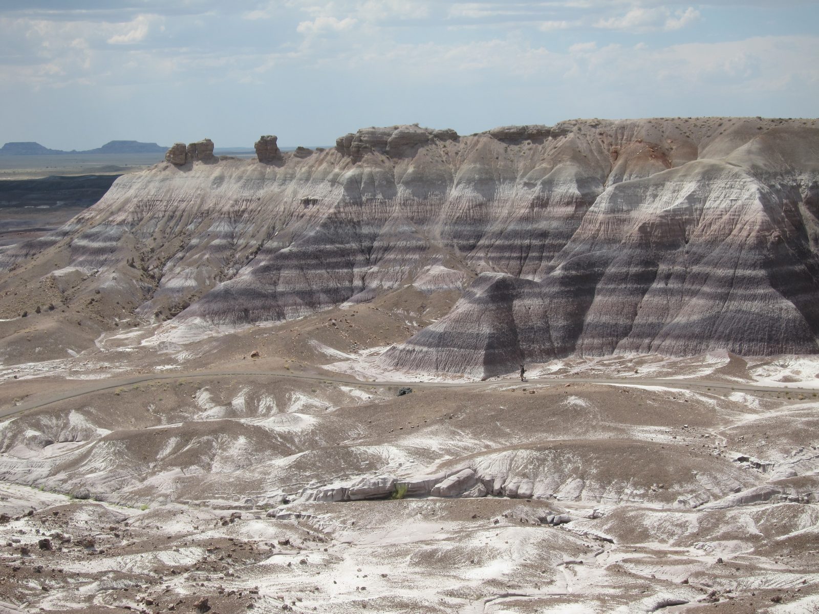 More dunes with amazingly colorful strata.