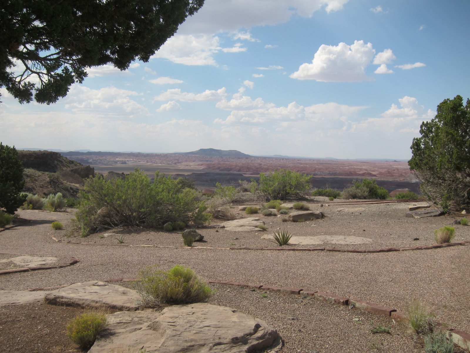 View from Fred Harvey's across the Painted Desert