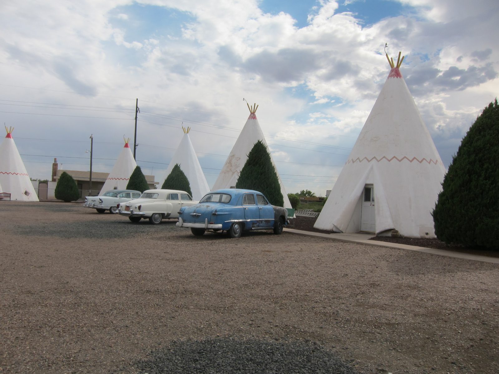 Went up to Holbrook AZ for the night which is on Historic 66 (as well as I-40).  the Wigwam...