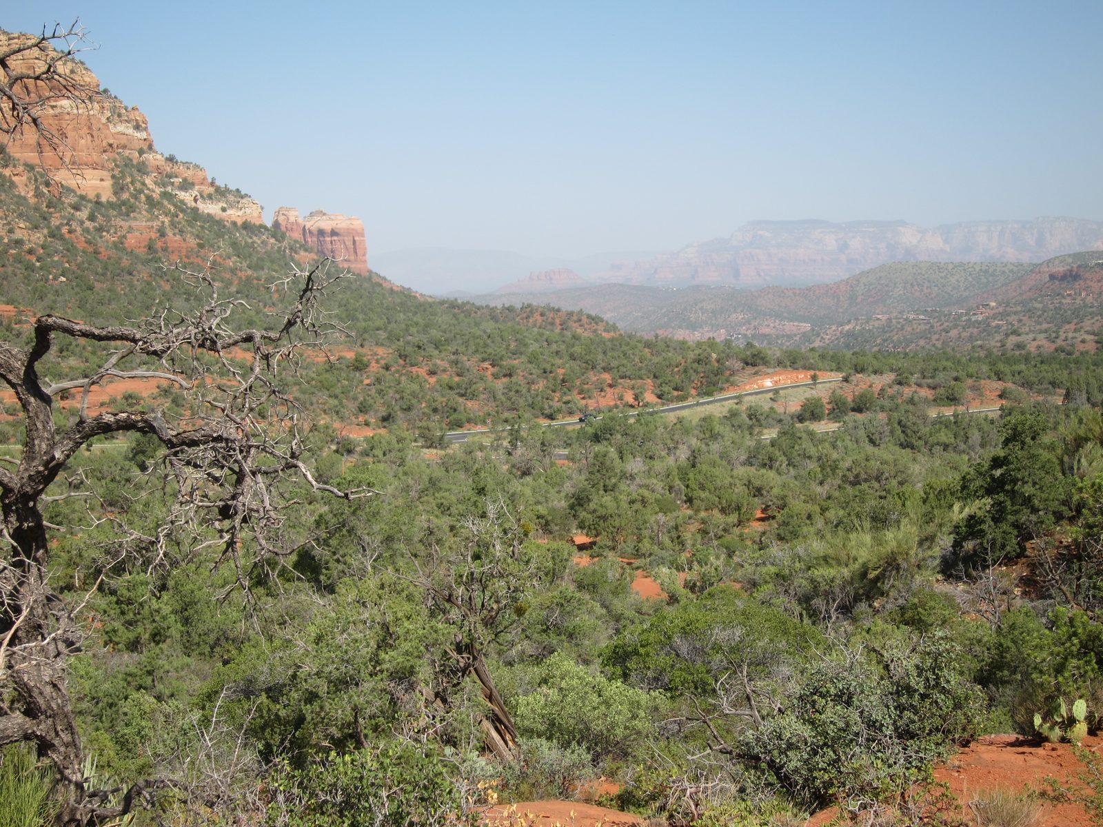 View from our ascent