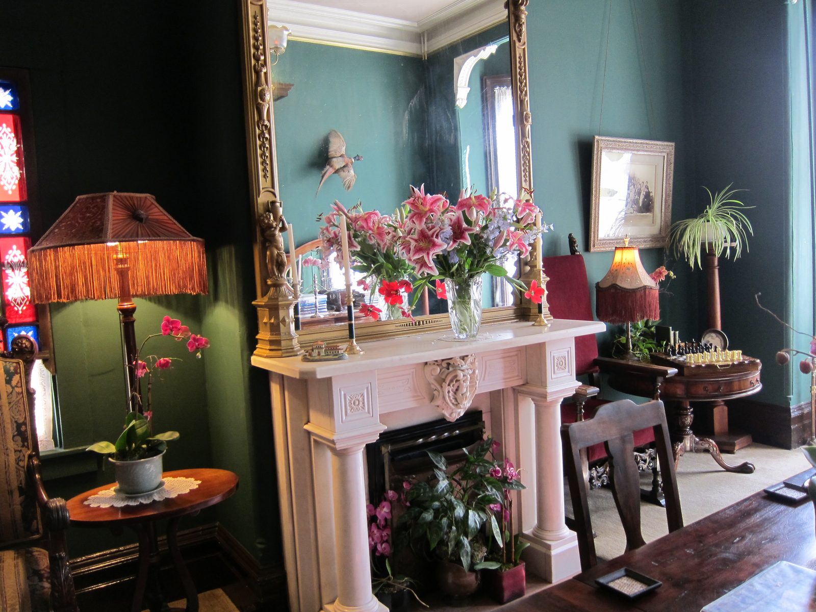 The parlor at the Inn San Francisco where Meg and Peter hang out, around the corner from 21st...