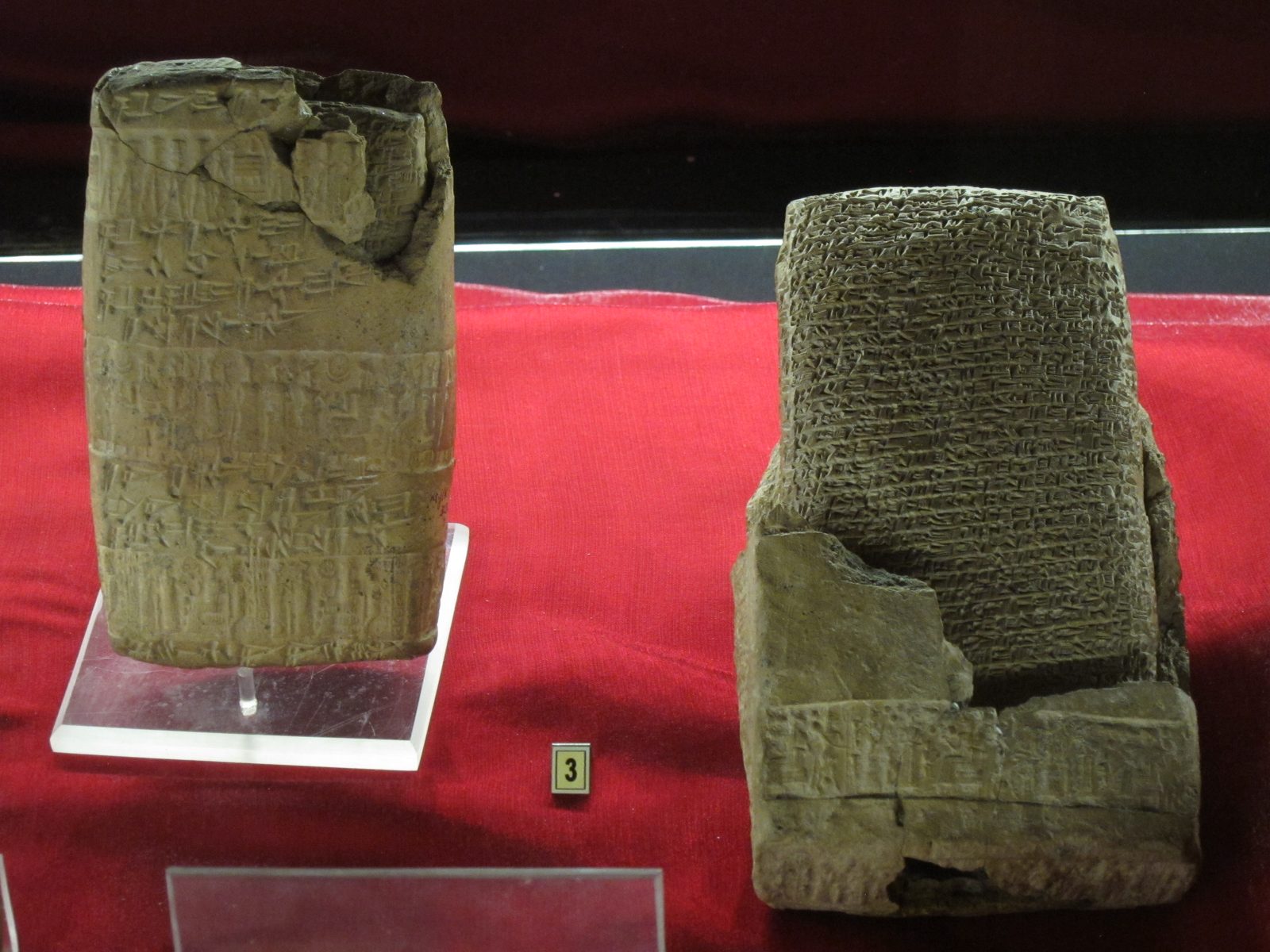 From lunch we walked to an Archaeology Museum.  One of its unique displays is a Hittite "letter"...