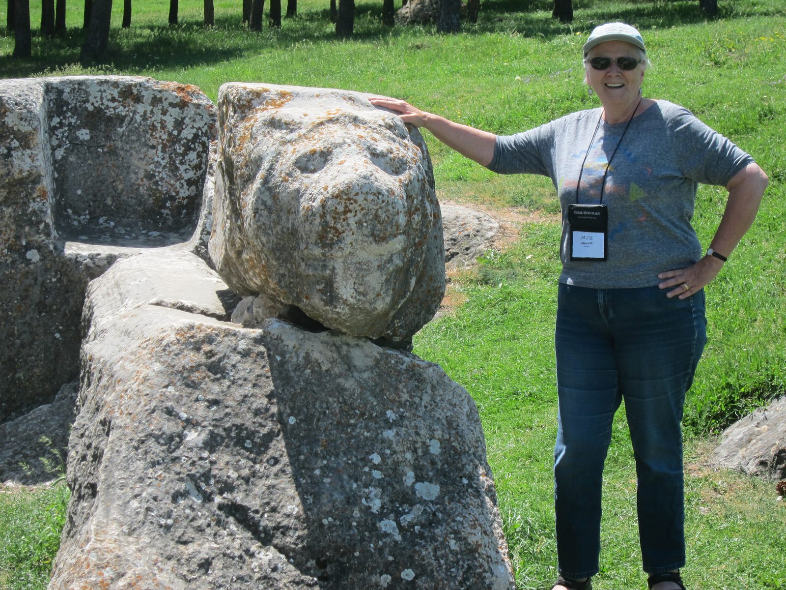 Now we can tell that this is a Hittite ruin, since it was left in place.