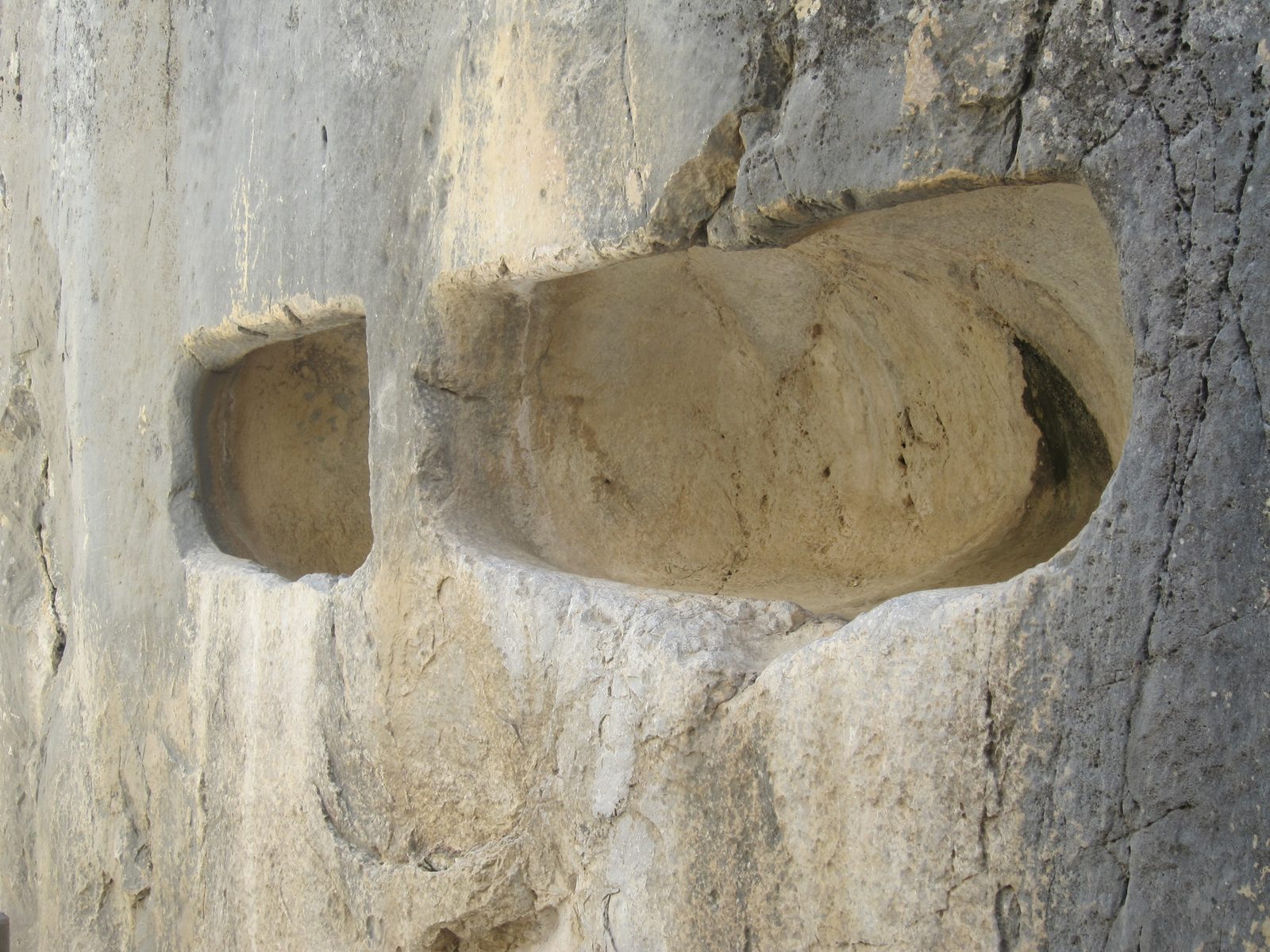 I found this fascinating.  This is an example of what remains when the carvings that are found...