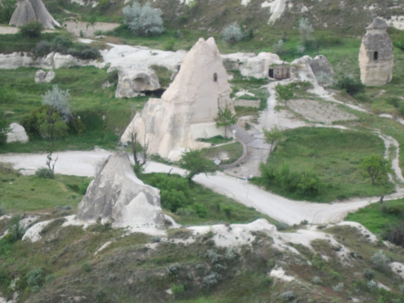 There are many areas where people lived up through the 1960's in these carved out dwellings.  We...