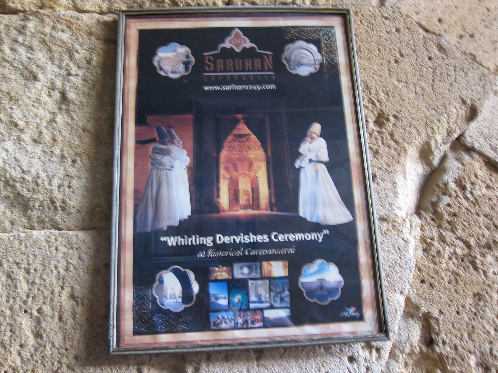 It was in a caravanseray that we saw a whirling dervish ceremony.  Pictures were not allowed -...