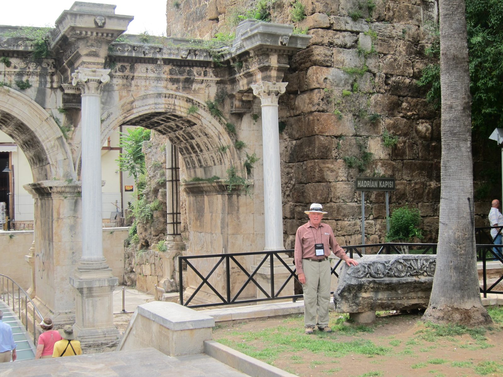 Ah ... a tourist at Hadrian's Gate