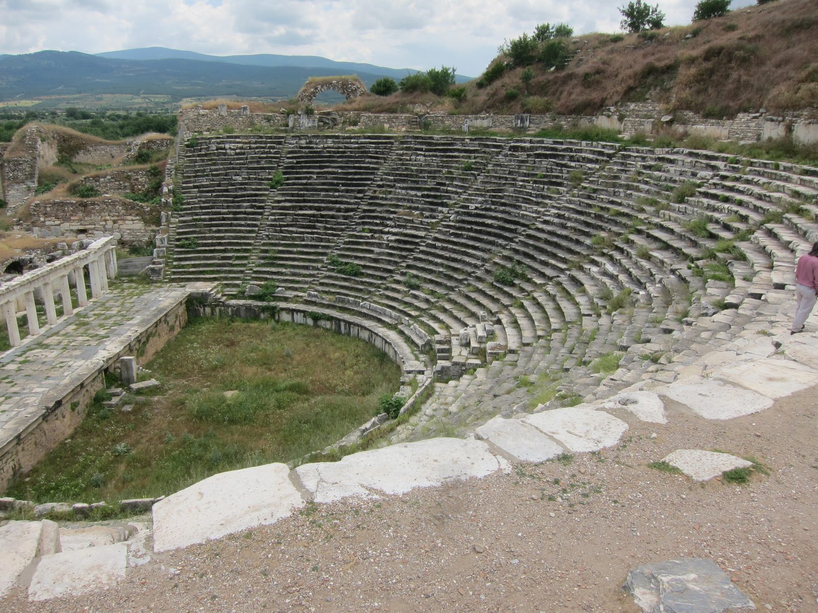 Another theatre, smaller, in the city of Aphrodisias - around 27 BCE.