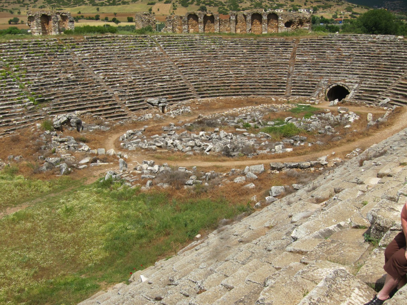 This was a large coliseum used for chariot races (the whole length, not just the inner circle)...
