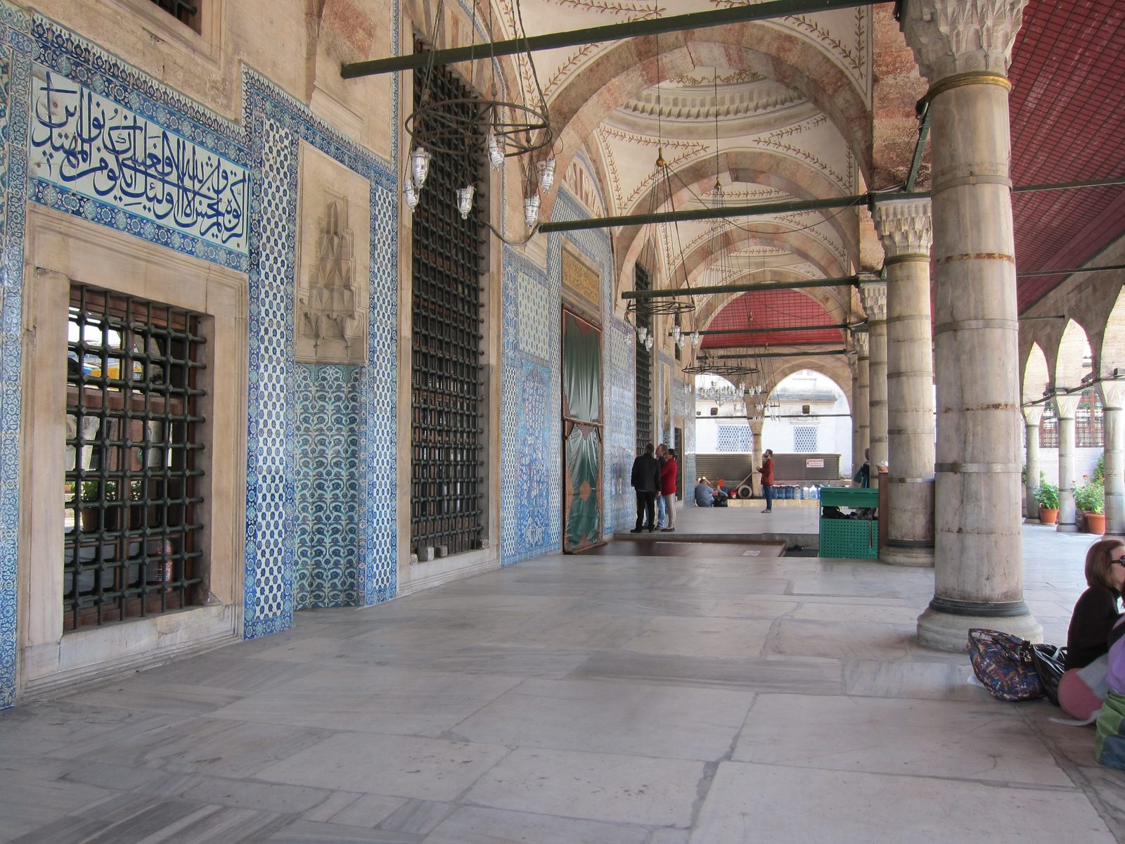 On our way to the Rustem Pasha Mosque - smaller, and not as well known, but fascinating.