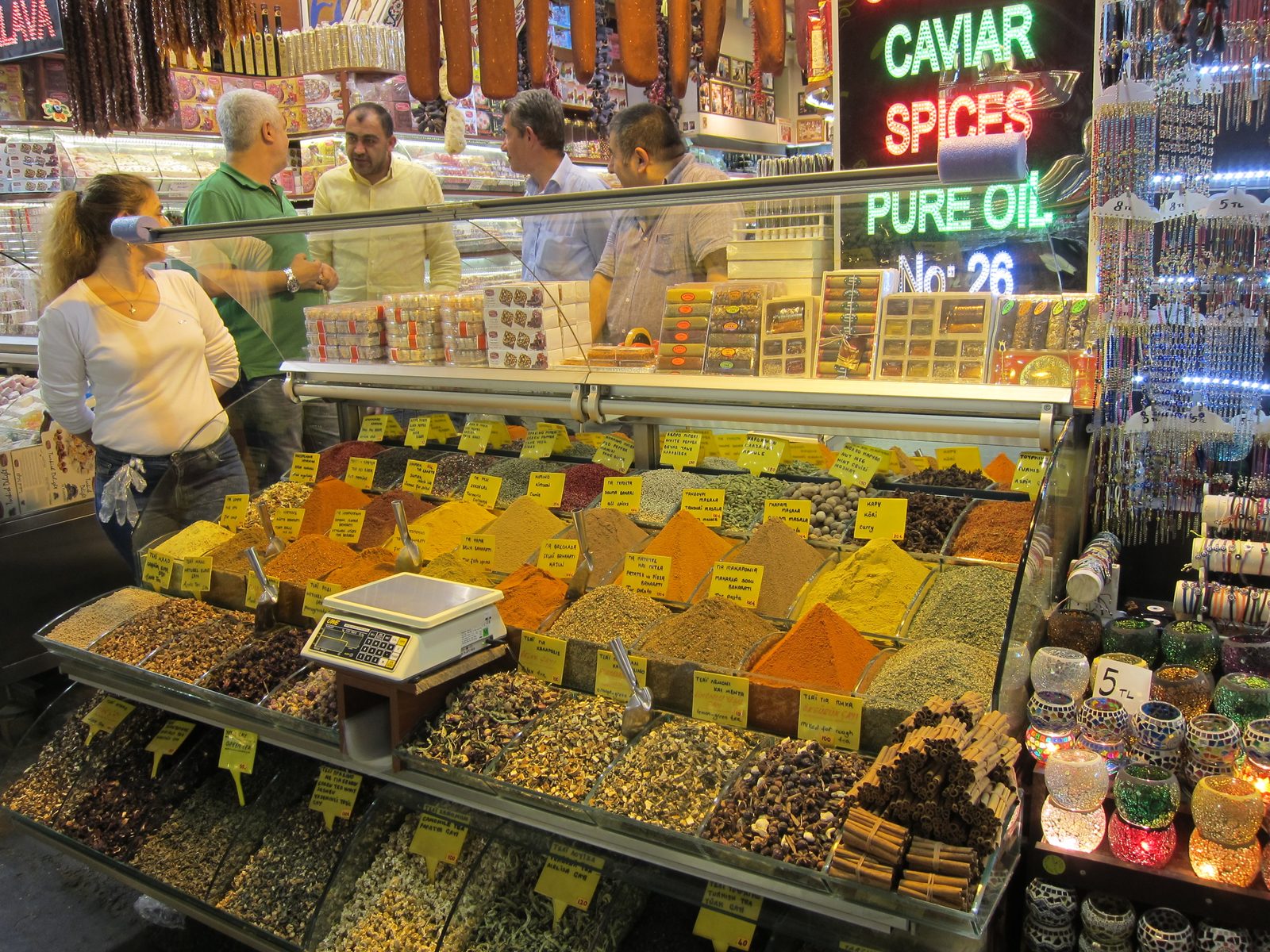 Interesting to me, all the shop keepers were men.