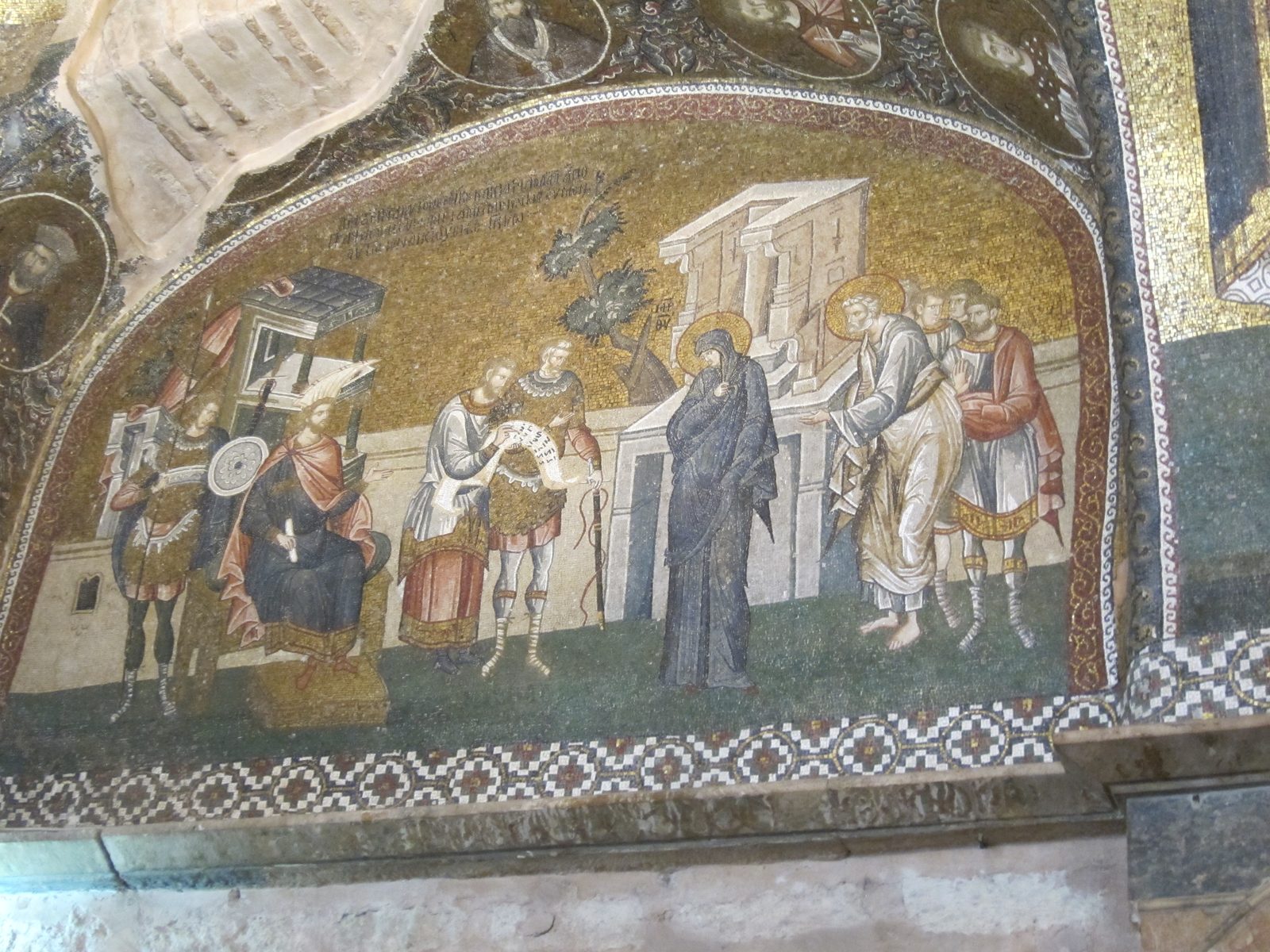 One of the many mosaics in the Chora Church originally part of a monastary built around 400AD. ...