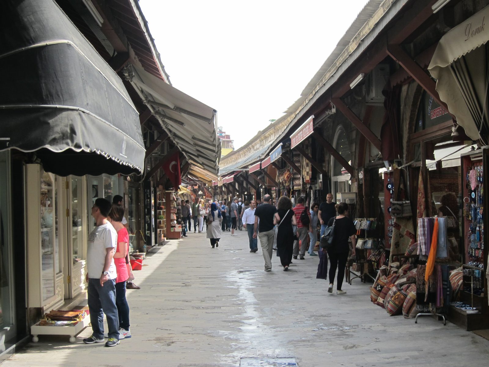 A street market that we walked through several times - quite near our hotel in the Sultanahmed District.