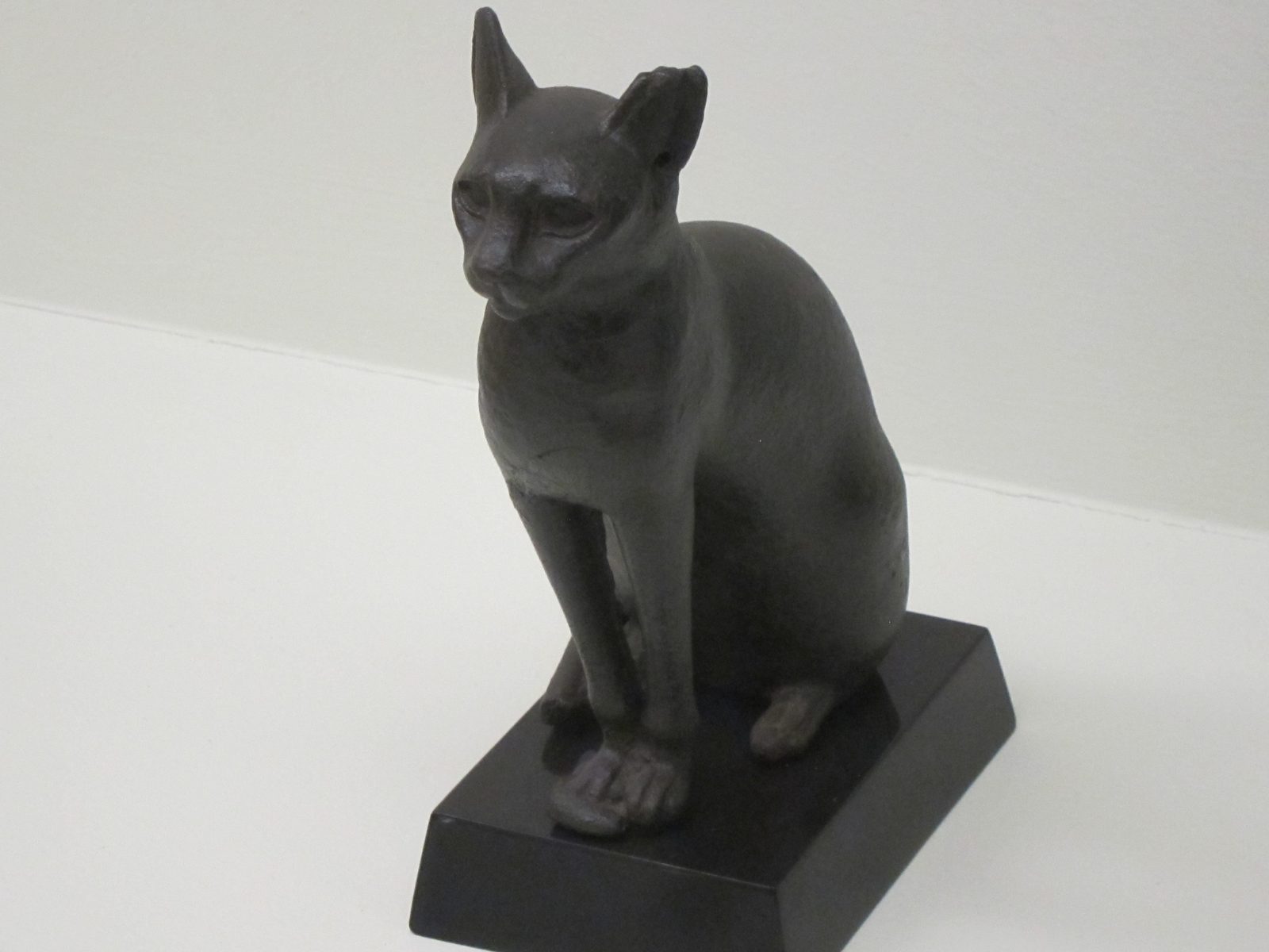 Remember when we had a replica on the slate coffee table?  Or had our cats chewed off the ears...