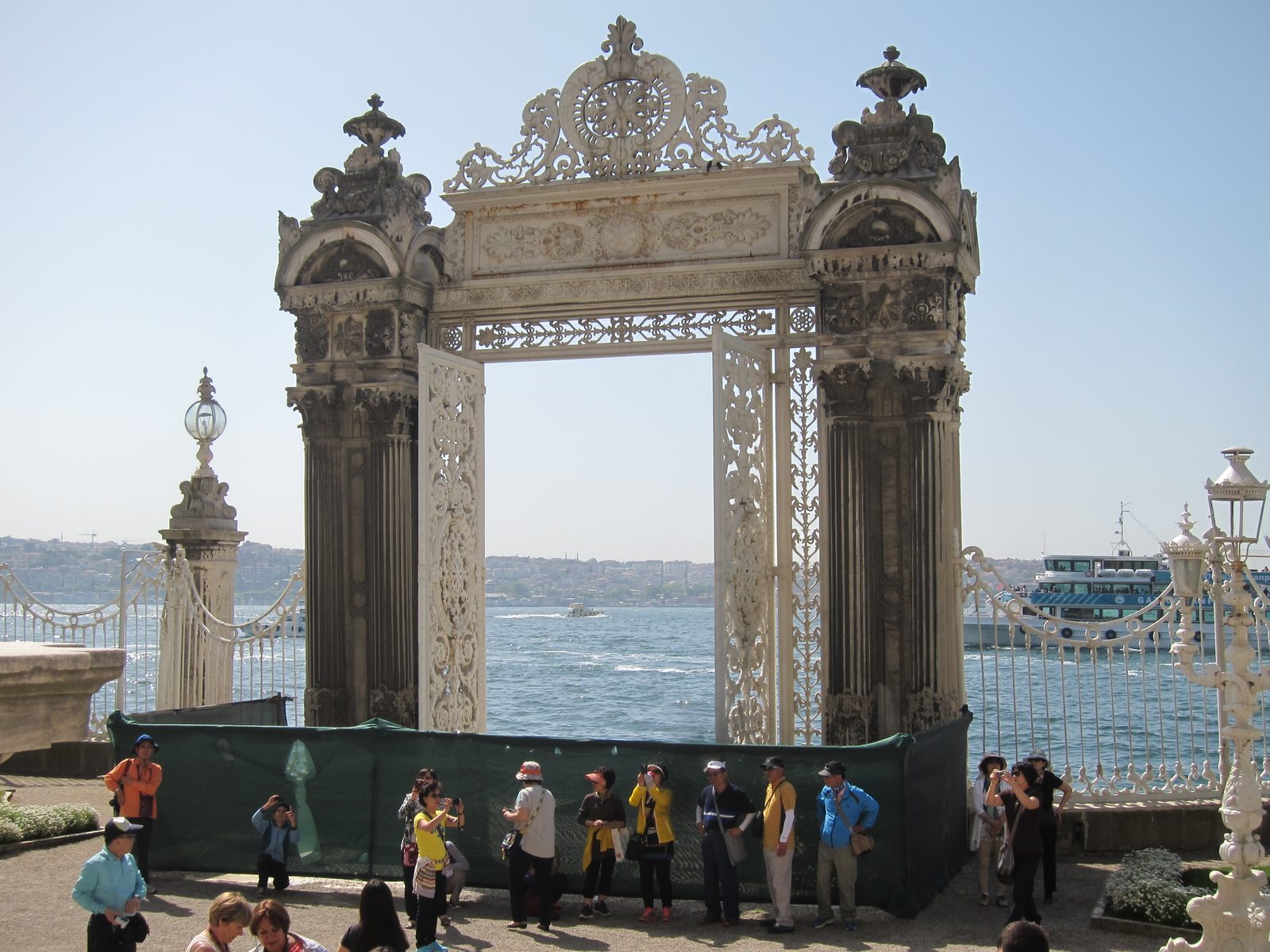 An entry gate if you arrived by water.