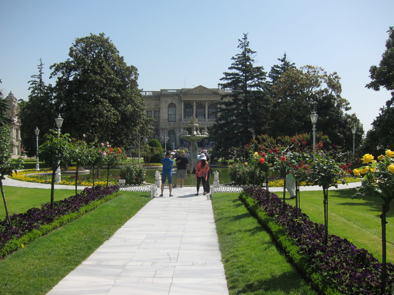 View from a different entrance gate.  Bosphorous to the right.  Ataturk spent time here, and...