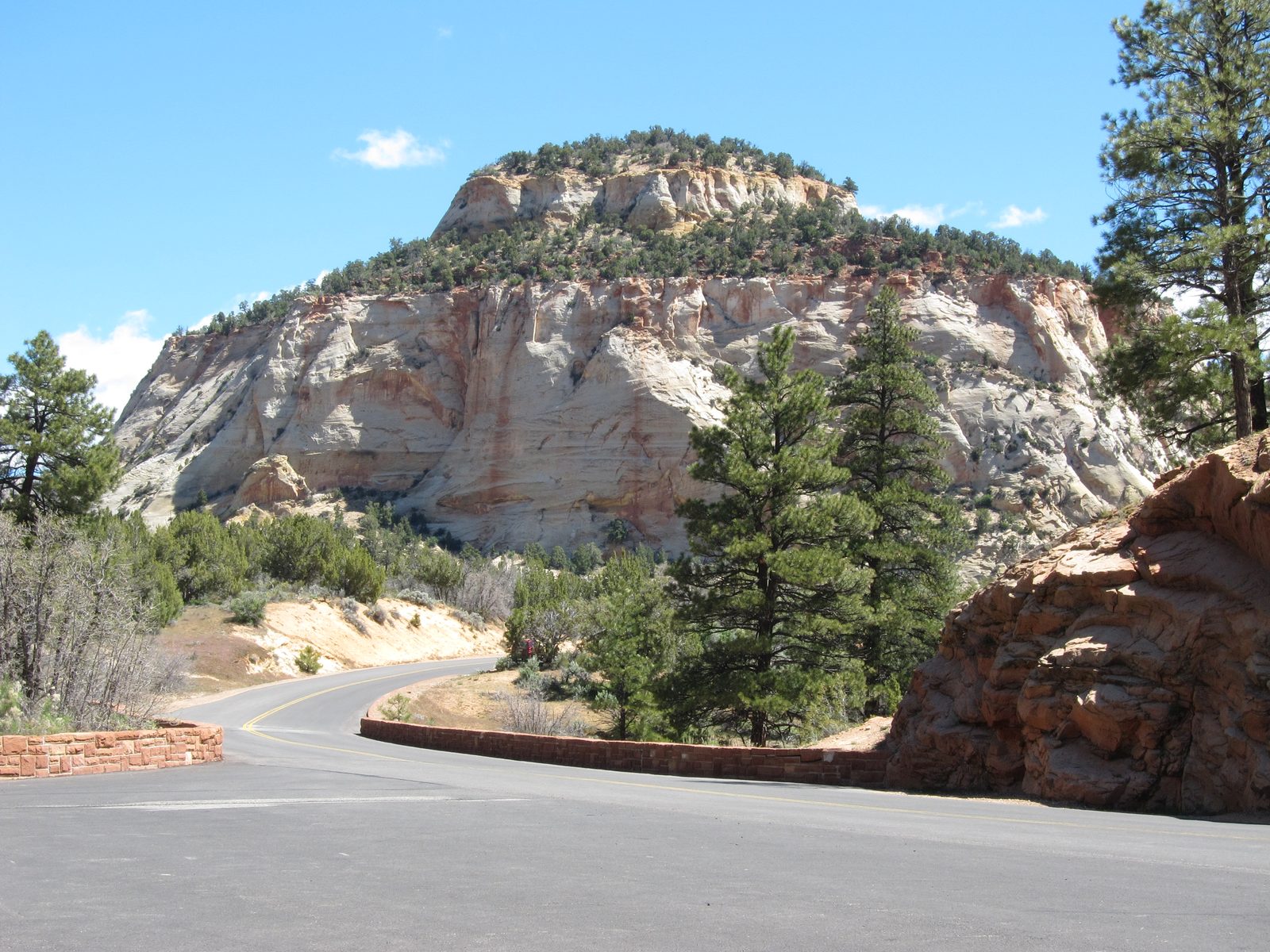 Along the road into Zion NP coming from the East.