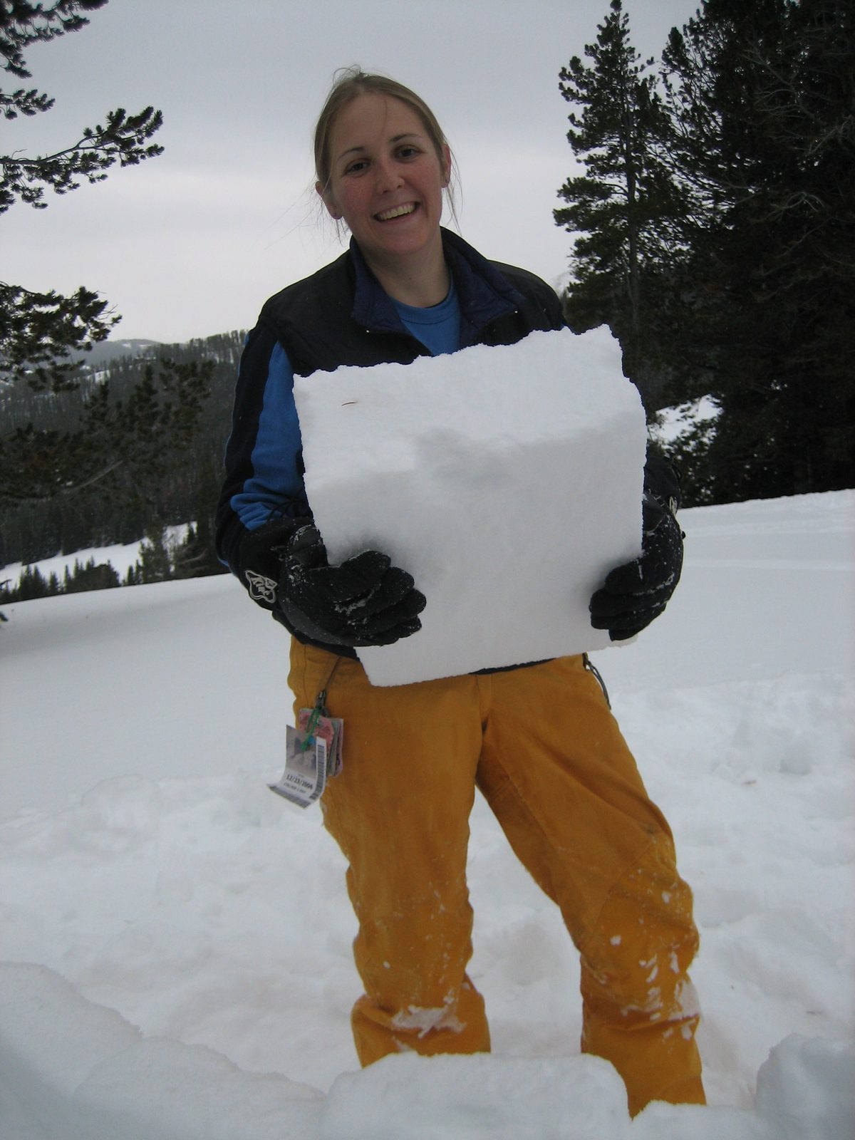 Catherine even more pleased, as our snow brick mining capabilities improve.