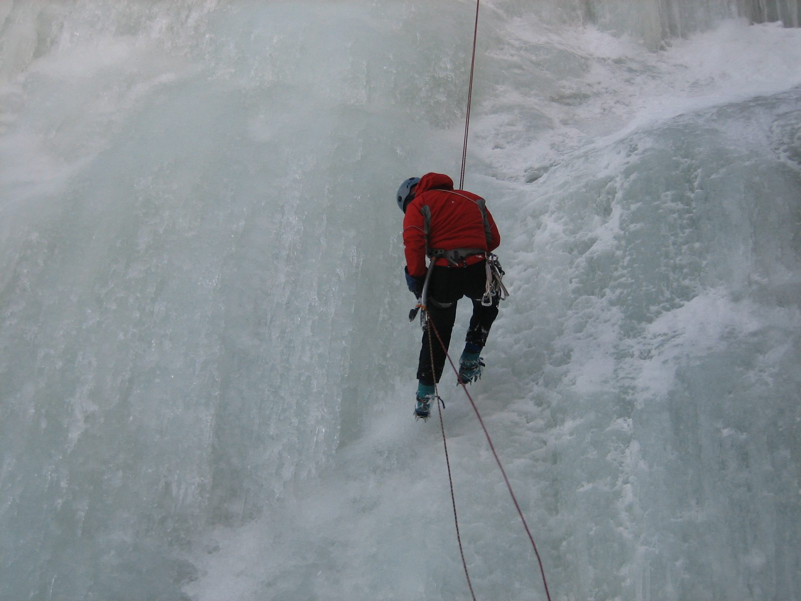 John on rappel on Mummy II.