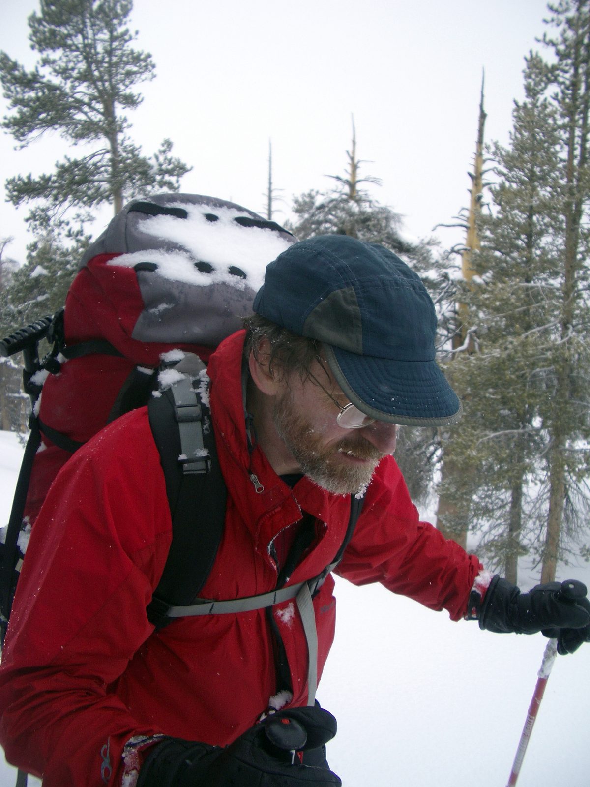 Jim on the trail.