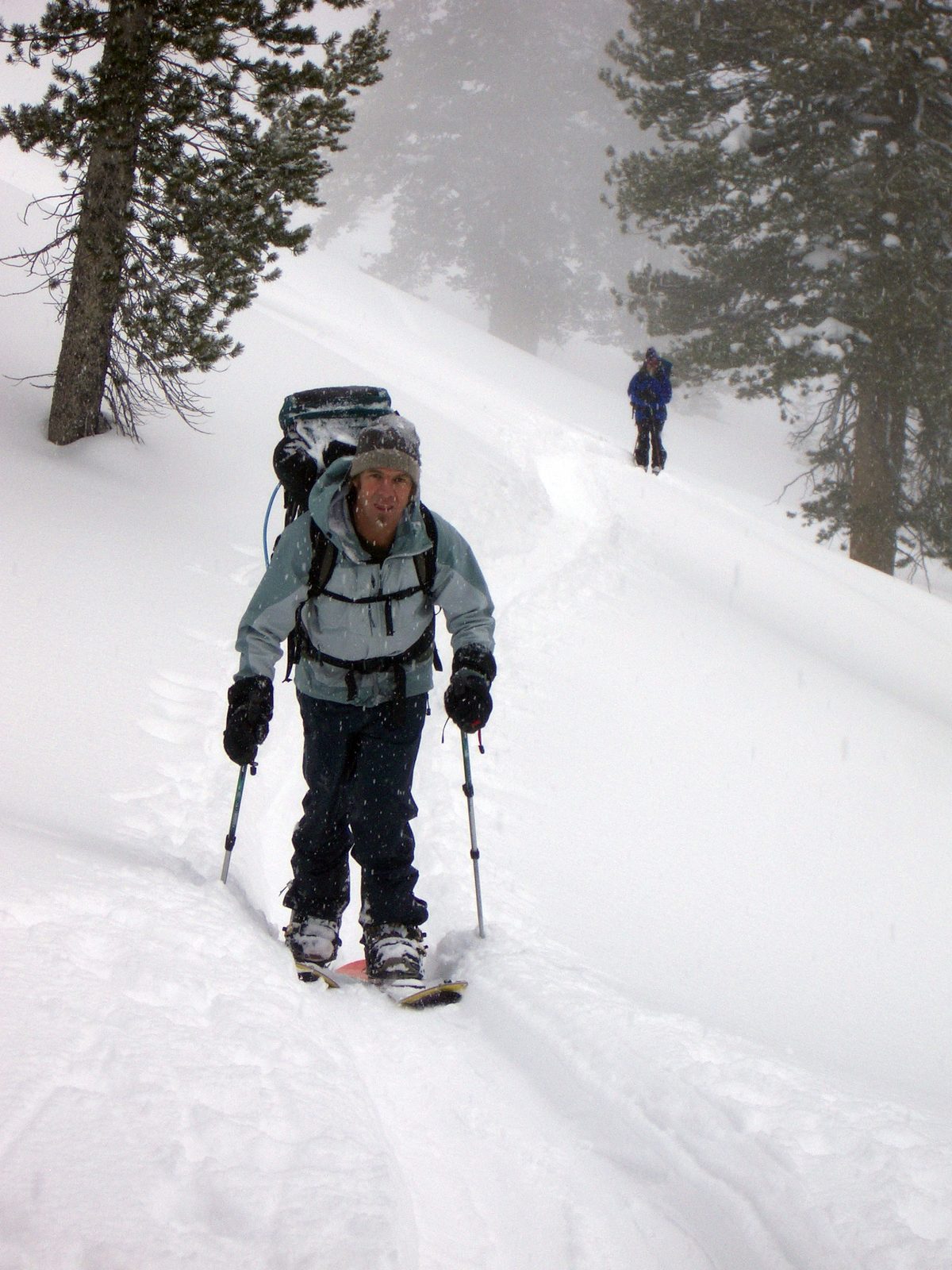 Al and John on the trail.