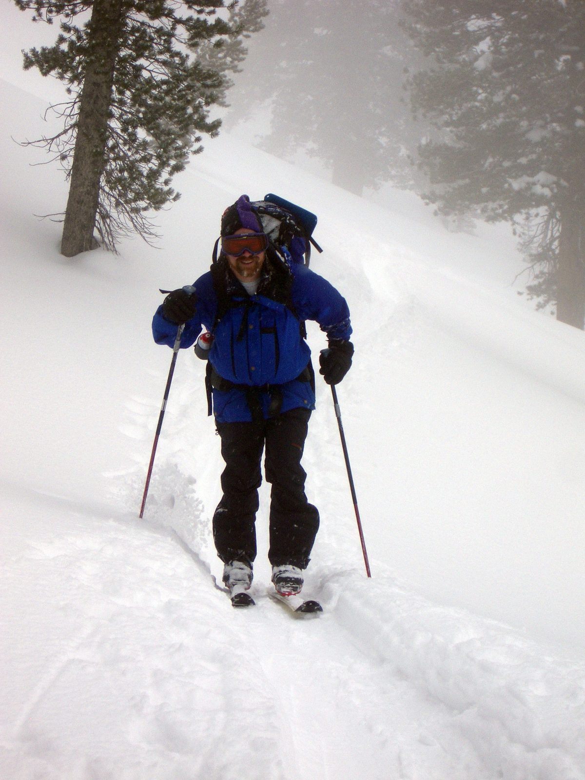John on the trail.