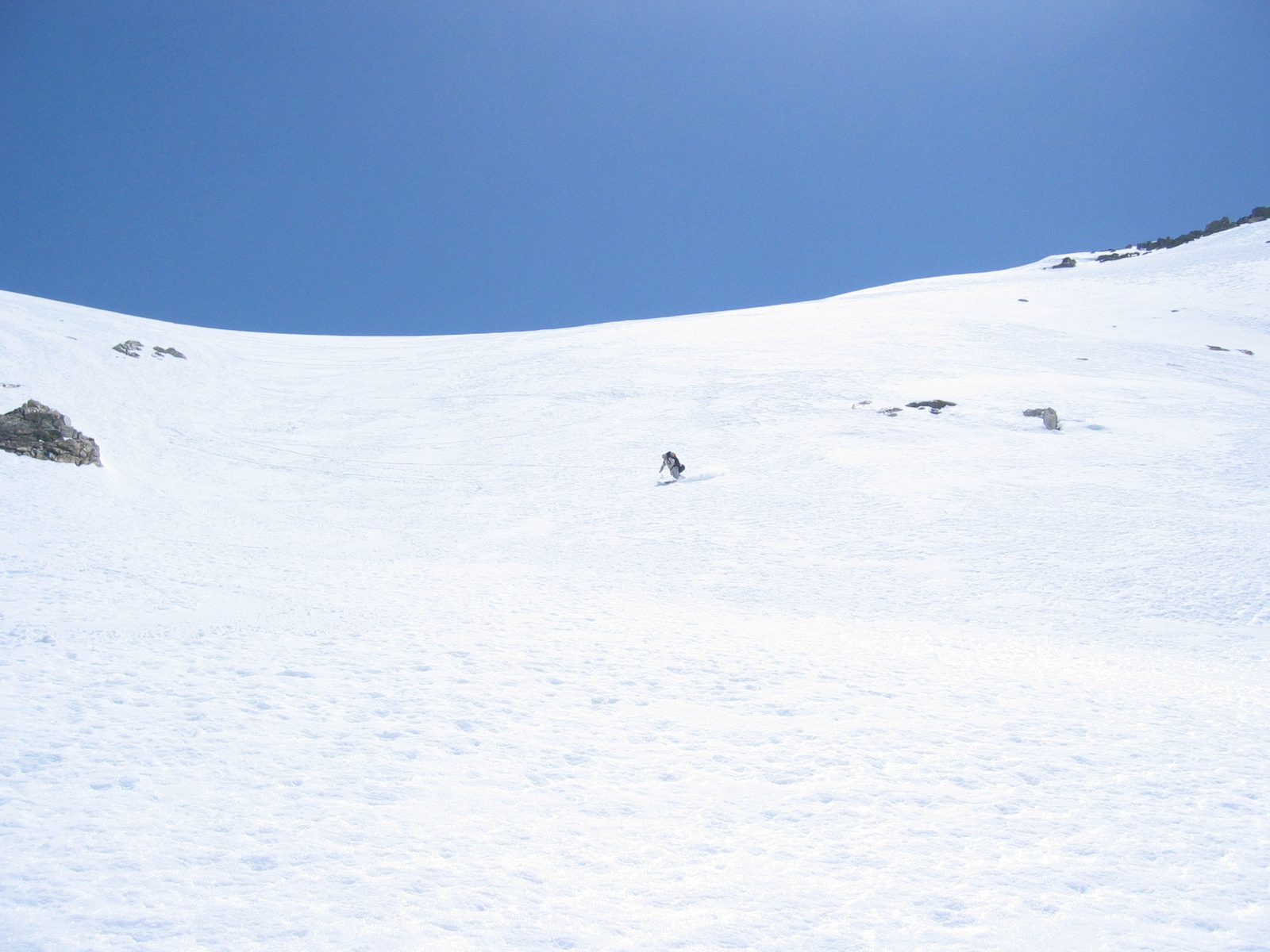 John ripping it up on the way down from Glen Pass at just over 12,000 feet.
