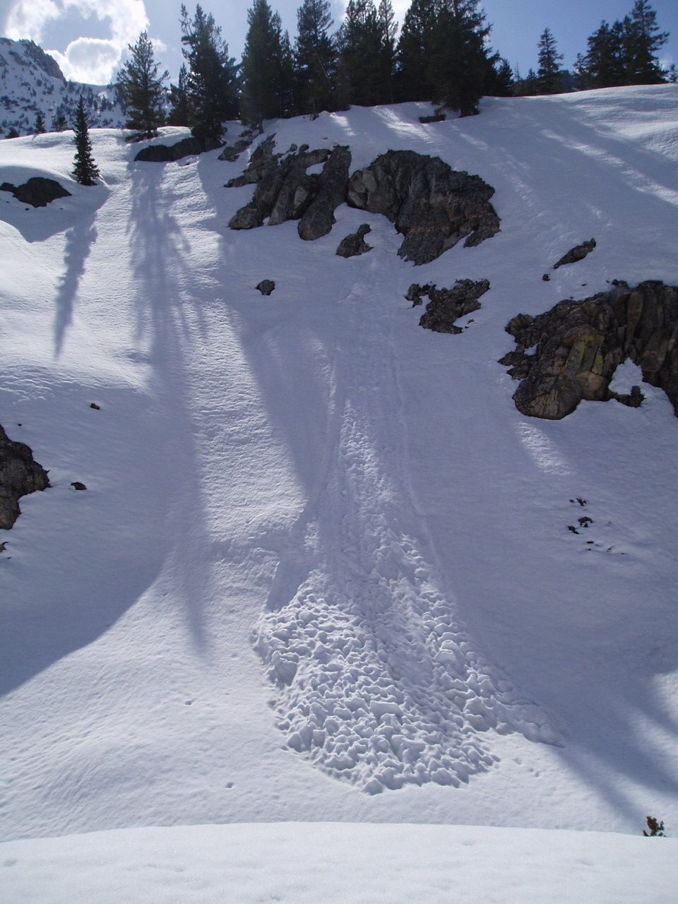 Miniature avalanche.