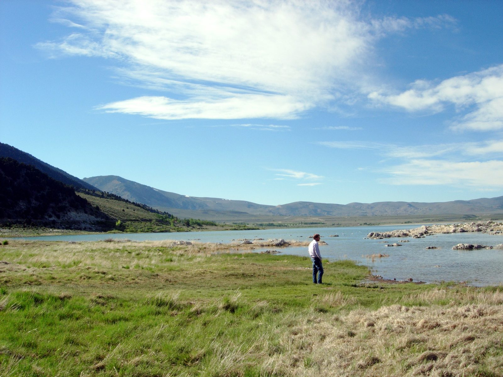 John pondering the yonder - Mono Lake.