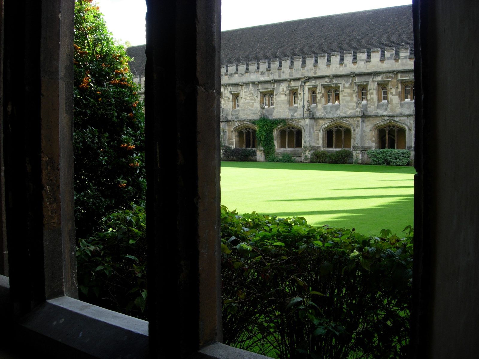 More of the 15th-century cloisters. You'll understand why the grass is so pristine in just a moment.