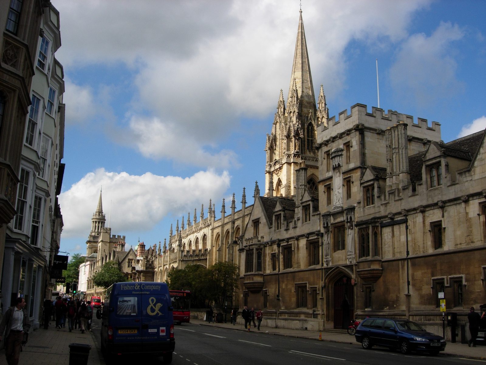 Another view of Brasenose. The weather has been good thus far.