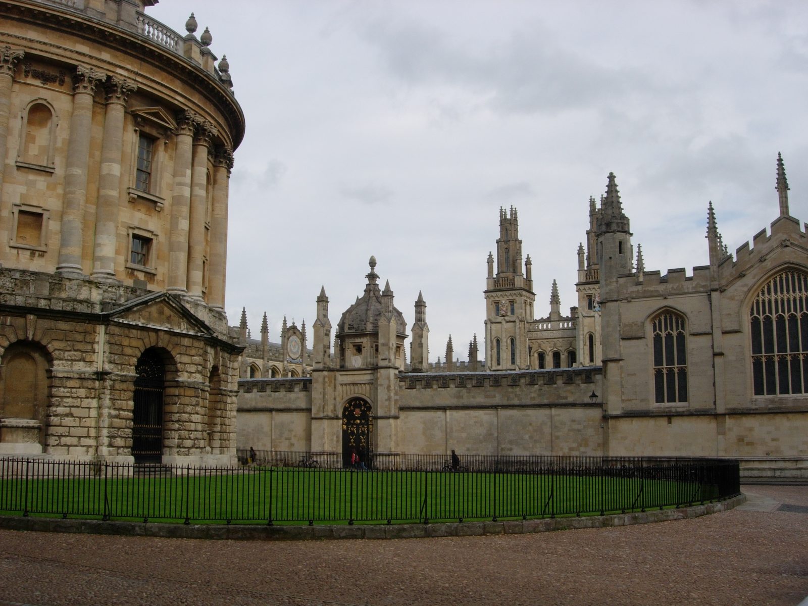 Christopher Wren's Radcliffe Camera and All Soul's College--clearly the most beautiful college...