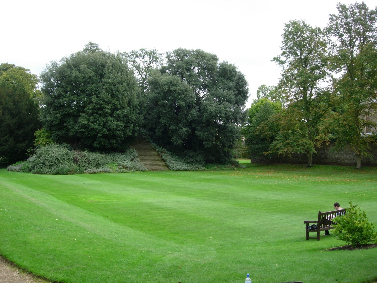 Looking towards "the mound" from the old city wall