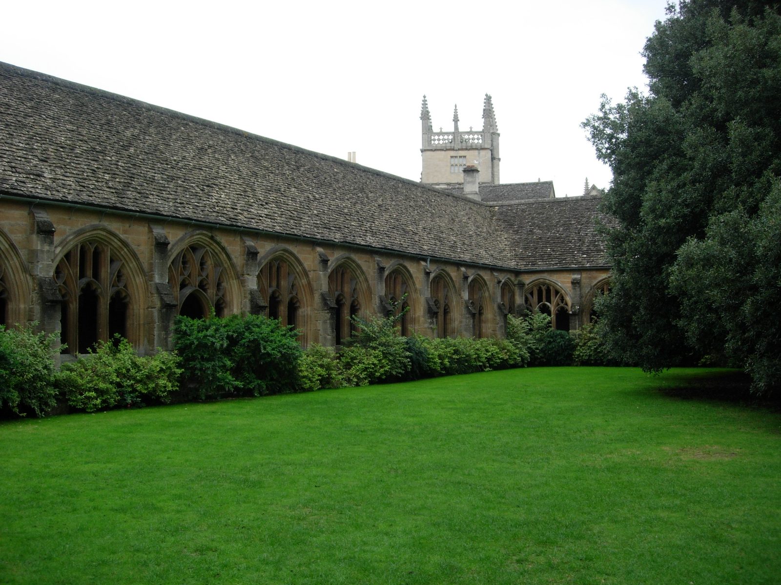 More of the cloisters, maybe the best place in all of Oxford