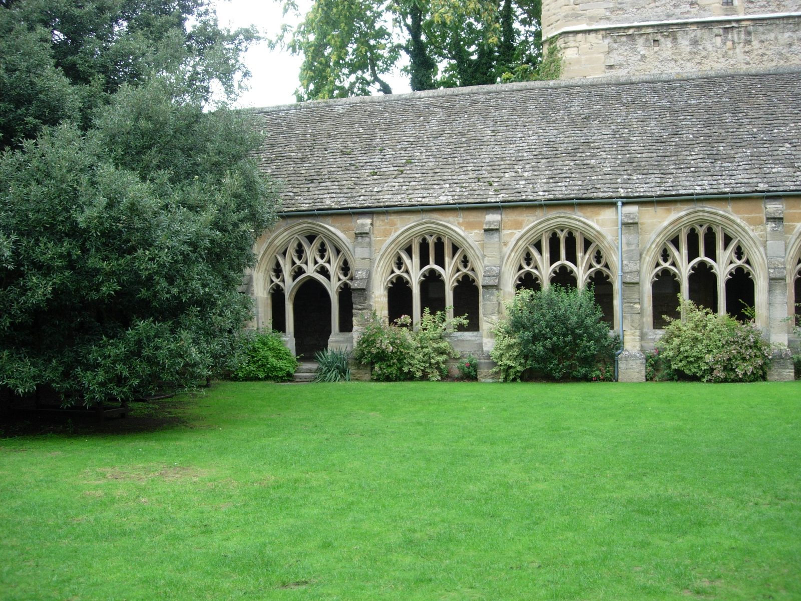 The courtyard is a popular spot for picnics and drinks in the evenings