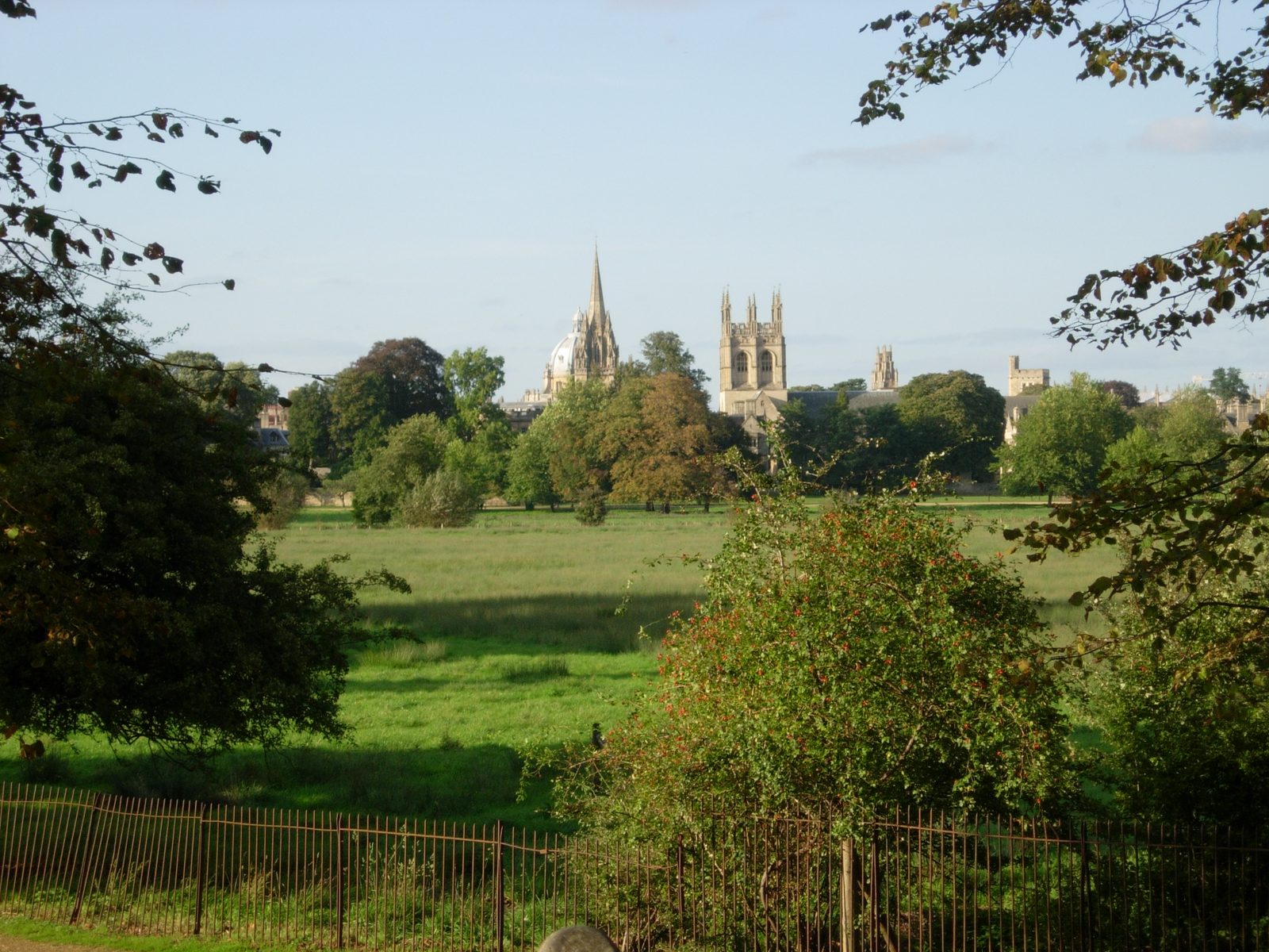A view of Christ Church College on the walk back