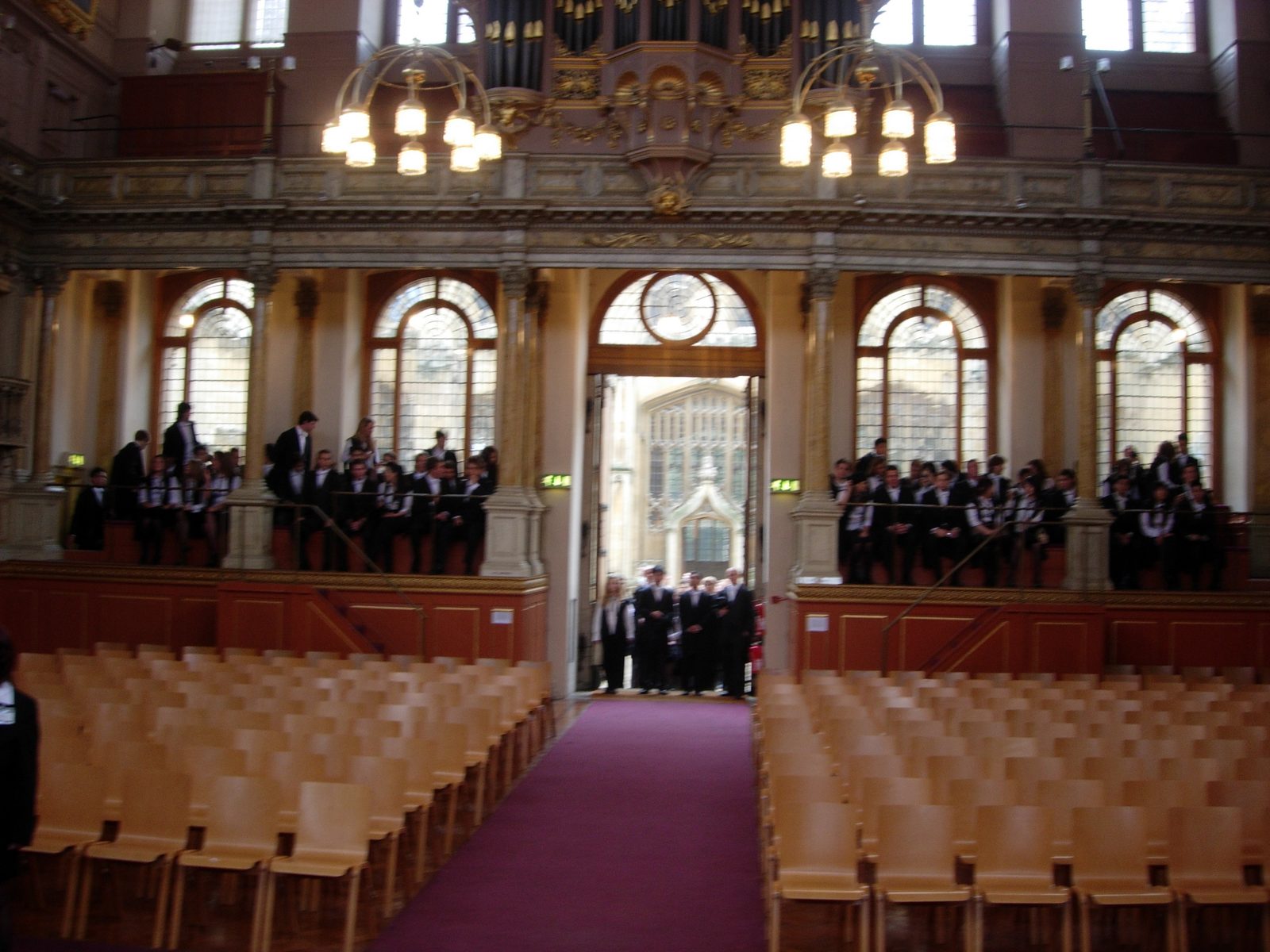 The view from the from row