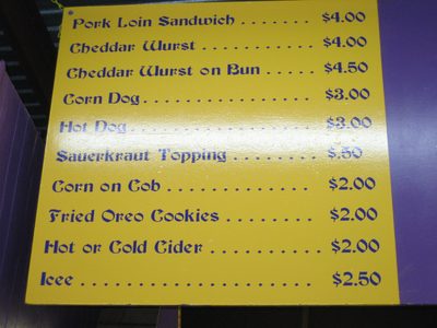 Also a new idea: fried oreos.  For 50 cents an oreo, no less.