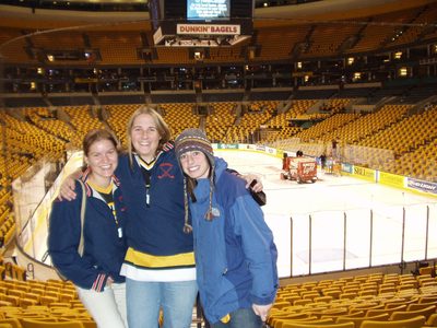 I think this was before the game, and we were just...