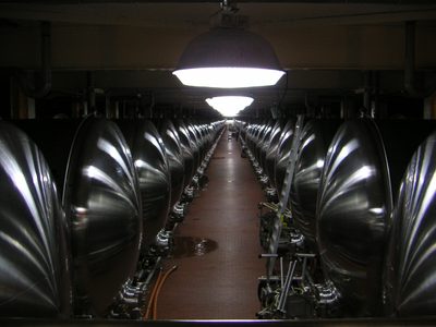 Lots and lots and lots of vats of beer.