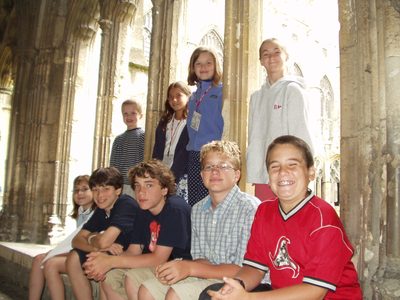 Some of the younger kids who were on the trip (the group...