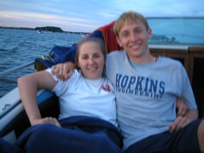 Unfortunately, a blurry shot.  Off the coast of Norwalk...